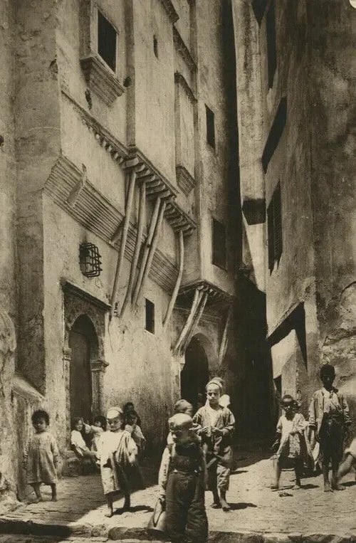 1910 R. PROUHO - Kids in the Street , Algeria Vintage Photographs - 4