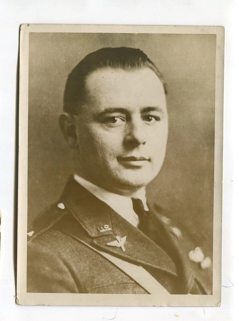 Press Portrait International Army, Military Vintage Photography c. 1930 x5 - 3