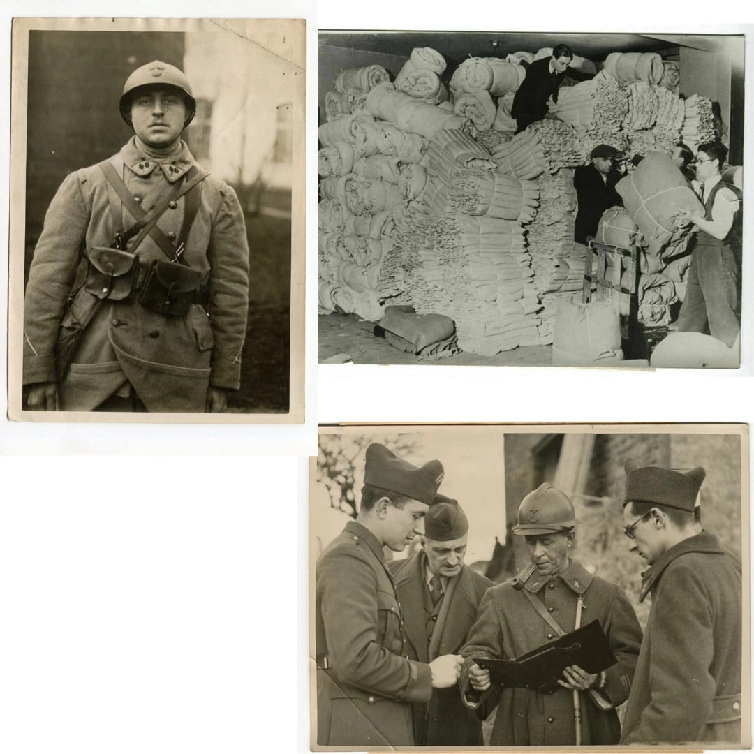 Army Zone, Military Men - Vintage 1940 Photography Press x3 (1 of 4)