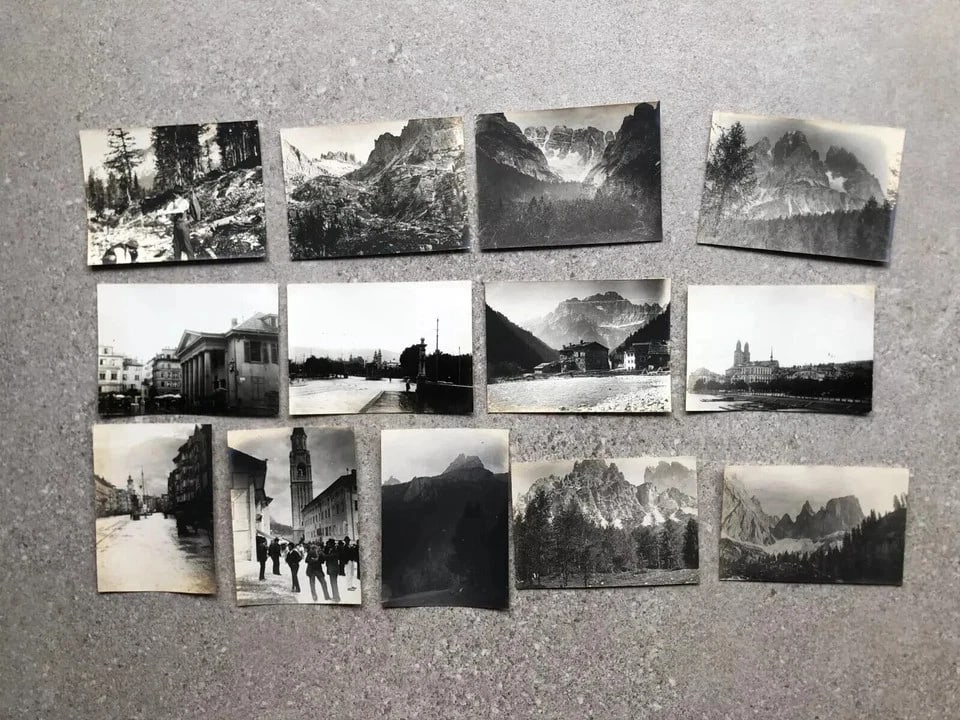 Mountain and People Landscape - Vintage Photographs Lot x29 - 2