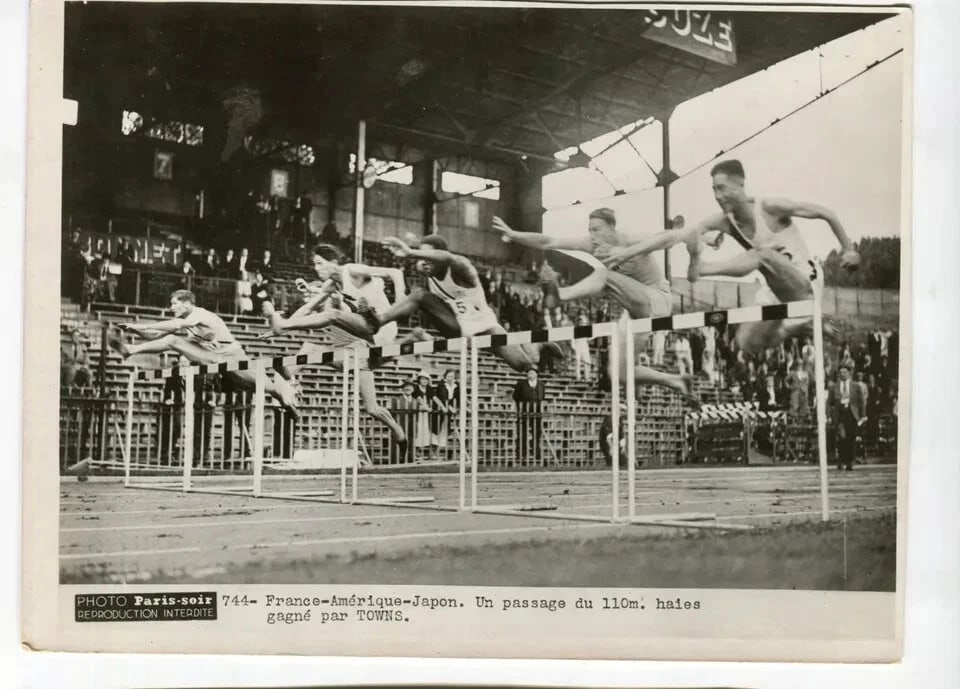 Sport, Swim, Athleticism, Racing c. 1950 Vintage Photograph Press x7 - 3