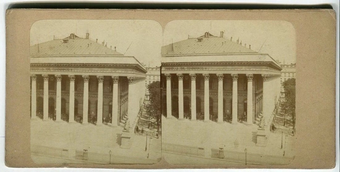 Vintage Stereoview - Paris Views, Albumen c. 1860 x18 - 16