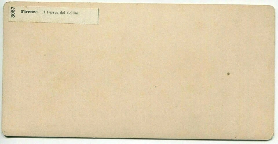 Vintage Stereoview Giacomo BROGI - Florence x9 c. 1870 - 19
