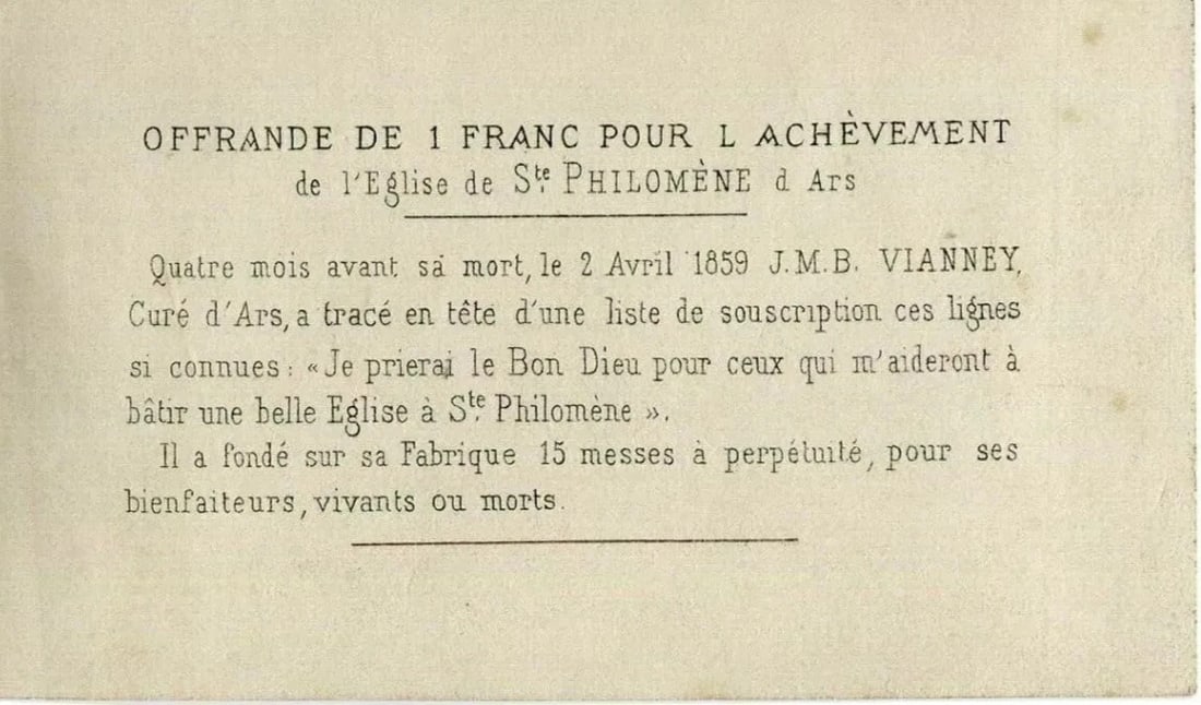 Jean-Marie Vianney, Curé d'Ars – French Priest CDV Photo 1870 - 8