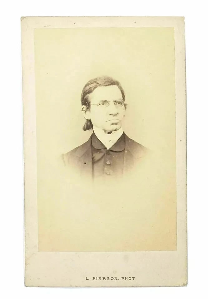 Émile Littré, French Philosopher – Mayer & Pierson c. 1870 CDV Photo - 4