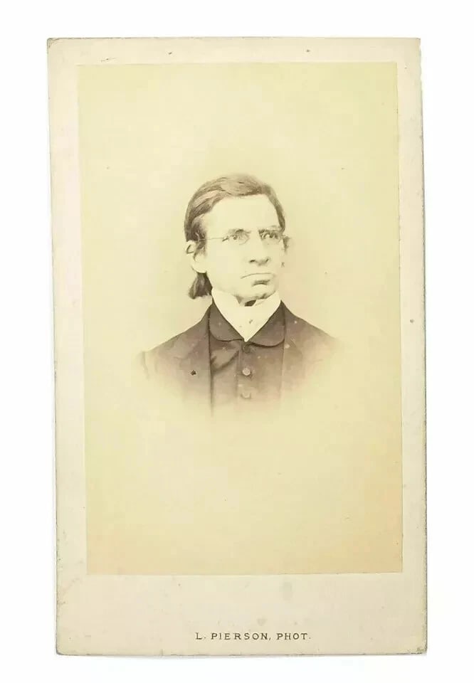 Émile Littré, French Philosopher – Mayer & Pierson c. 1870 CDV Photo - 6