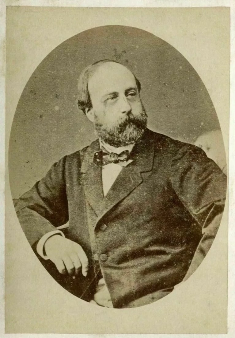 1880 Comte de Chambord – French Royalist Claimant Cabinet Photo CDV - 3