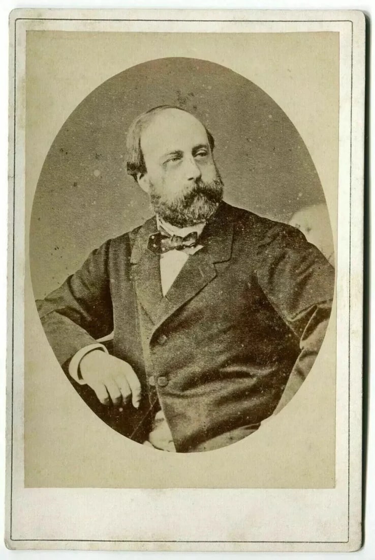 1880 Comte de Chambord – French Royalist Claimant Cabinet Photo CDV - 6