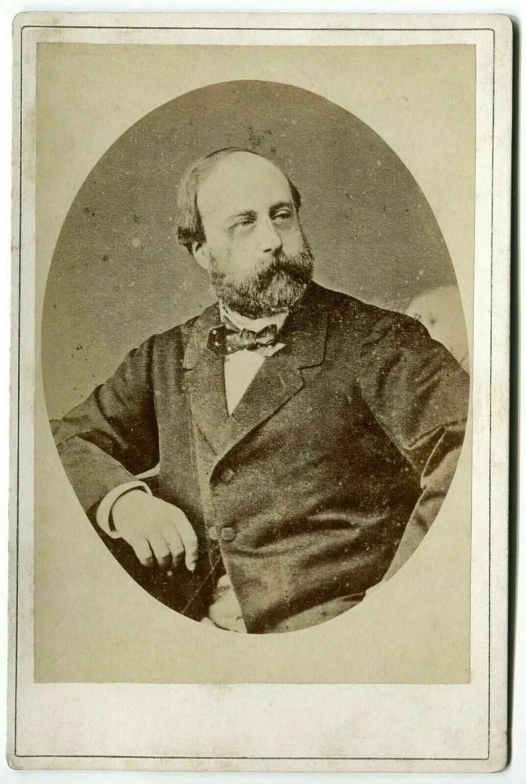 1880 Comte de Chambord – French Royalist Claimant Cabinet Photo CDV - 8