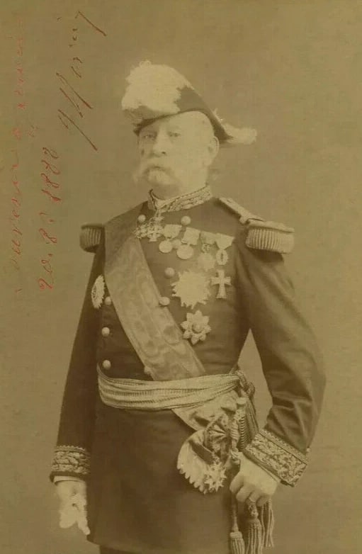 G. DURAND Military, Dedication - Photography Original Vintage Cabinet Card 1888 (1 of 8)