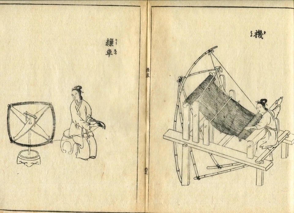 Antique Japanese WoodPrint, Architecture, Design, Japan Art Print x10 - 6