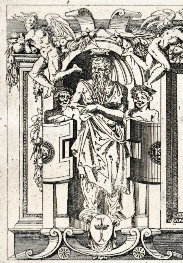 Antique Etching Original Architecture, Decoration, Sculpture 17th century x2: Title: Antique Etching Original Architecture, Decoration, Sculpture 17th century x2 Description: Engraving on paper 39 x 27 cm stains, folds We accept payment via Paypal, credit or debit card, UK and 