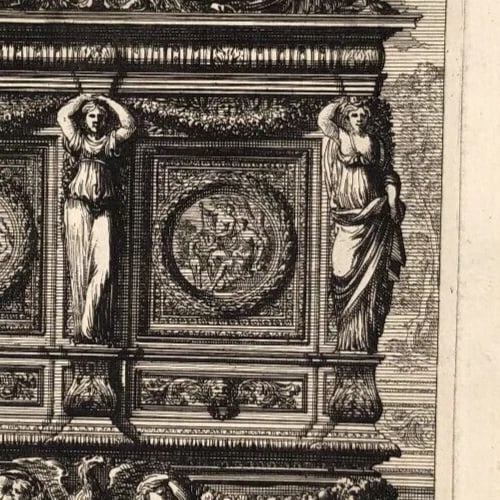 Jean Le Pautre (1618–1682) – Architecture Ornament Deco Antique Engraving - 5