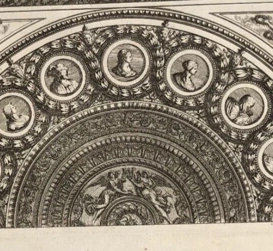 Vintage Etching Original Architecture, Sculpture Jean I MAROT (1619-1679) - 5