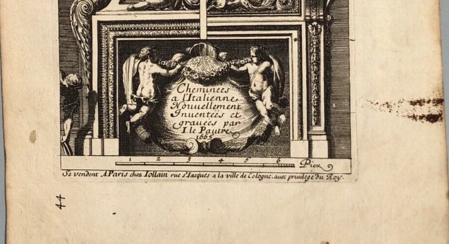 Jean LEPAUTRE 1618-1682 - Architecture - Vintage Etching Original x3 - 3