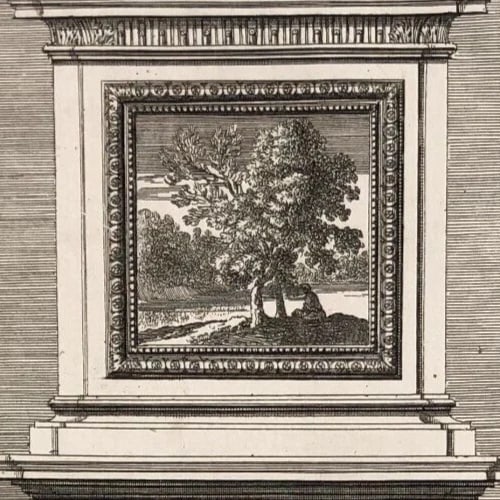 Jean LEPAUTRE 1618-1682 - Architecture - Vintage Etching Original x3 - 9