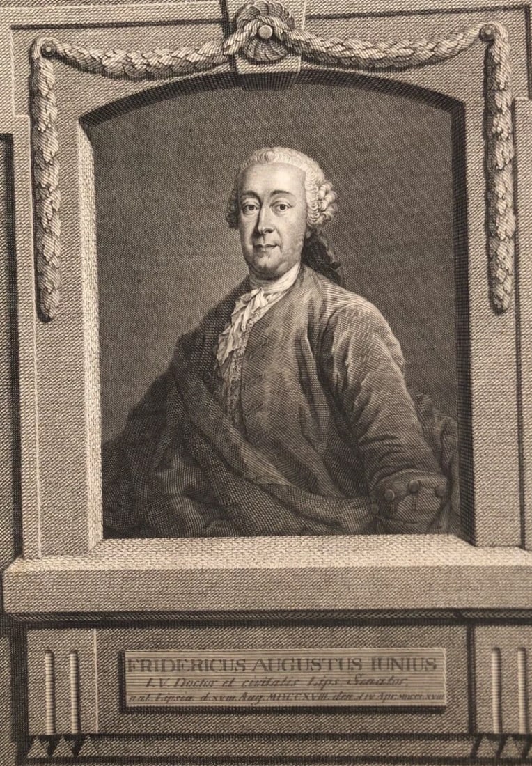 Johann Friedrich BAUSE (1738-1814) Etching Vintage Original Zitat Zuhause 1769 (1 of 8)