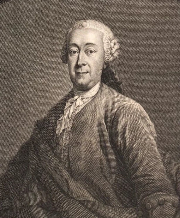 Johann Friedrich BAUSE (1738-1814) Etching Vintage Original Zitat Zuhause 1769 - 3