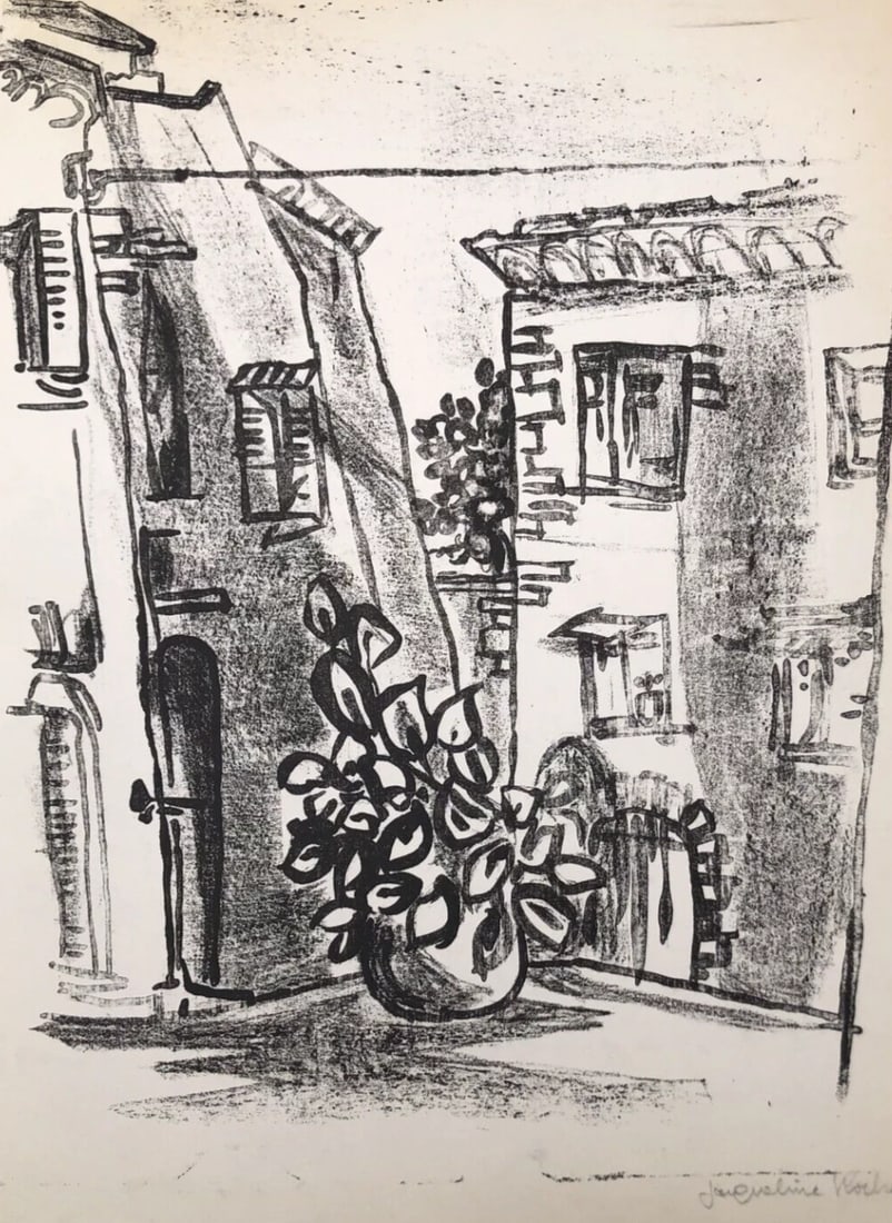 Antique Etching Original Landscape, House, Cityview, Flowers, Building: Title: Antique Etching Original Landscape, House, Cityview, Flowers, Building Description: Engraving on paper 34 x 24 cm stains, folds We accept payment via Paypal, credit or debit card, UK and euro