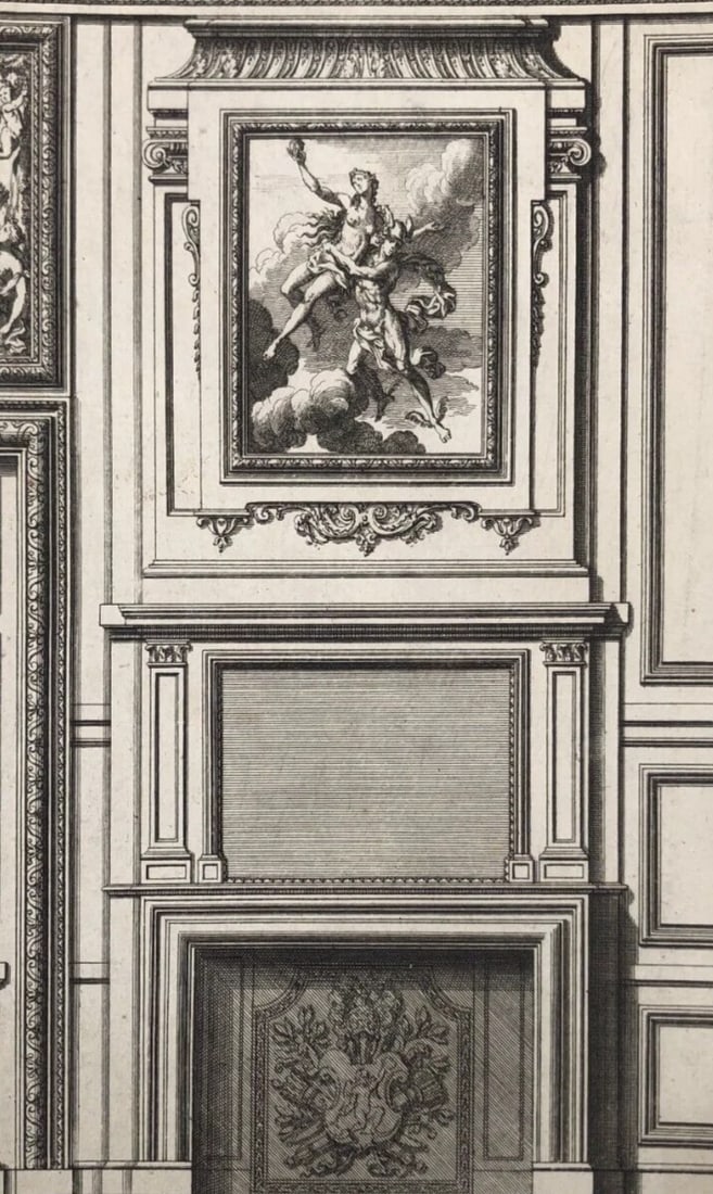 Antique Engraving – Jean Le Pautre (1618–1682) – Architectural Ornament (1 of 8)