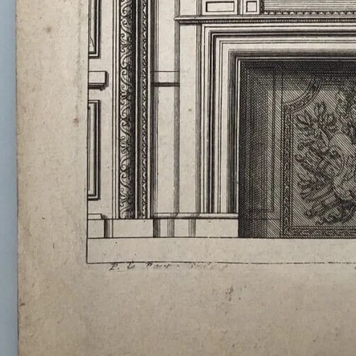 Antique Engraving – Jean Le Pautre (1618–1682) – Architectural Ornament - 7