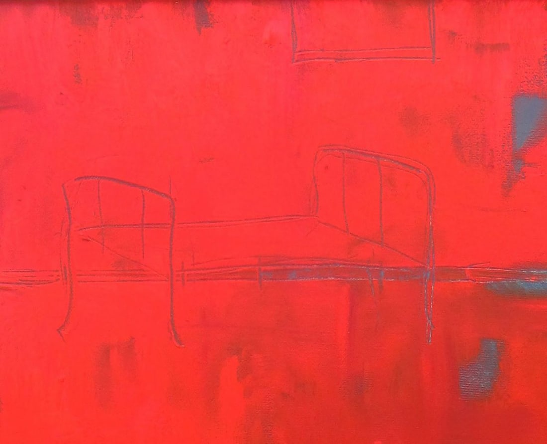 Oil painting Still life in the red room Natalia Korf-Ivaniuk - 7