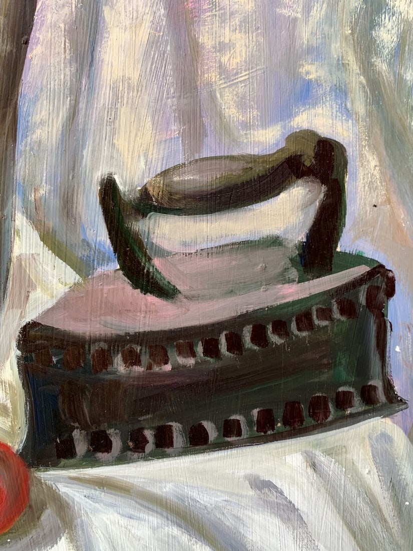 Oil painting Iron and apples Valentina Simashchuk - 10