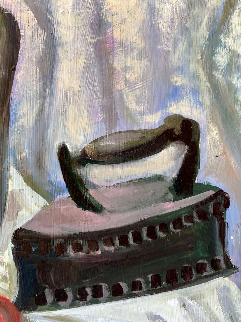 Oil painting Iron and apples Valentina Simashchuk - 7
