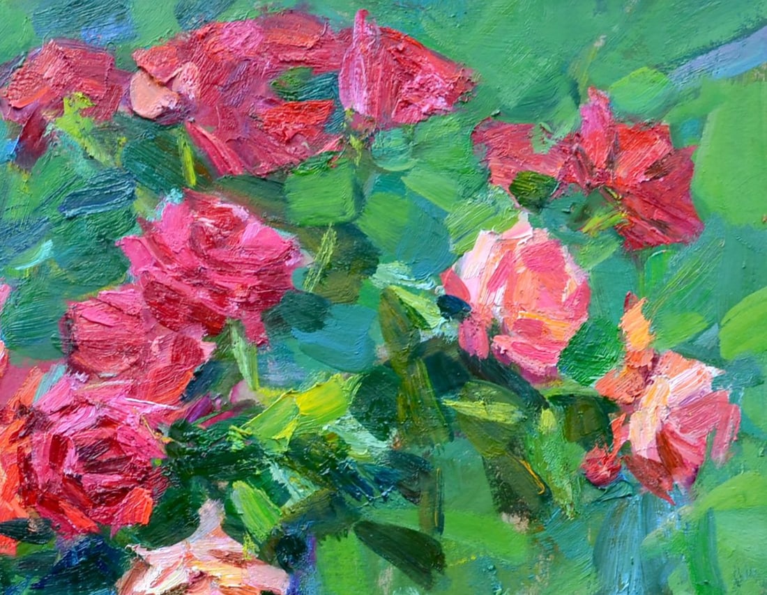 Oil painting Roses Miacheslav Tepeta - 3