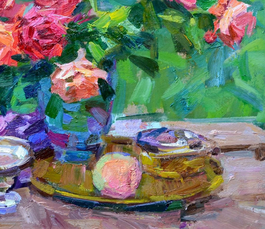 Oil painting Roses Miacheslav Tepeta - 5