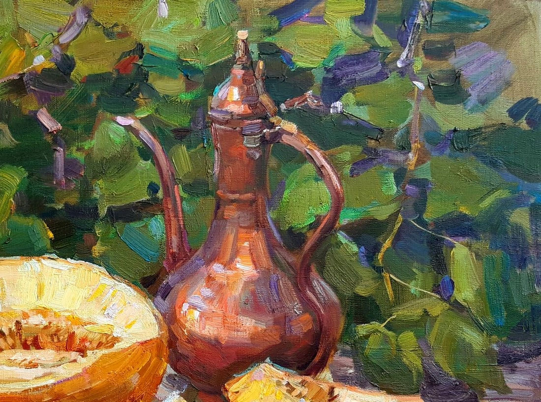 Oli painting Kumgan and melon Tepeta Miacheslav - 3