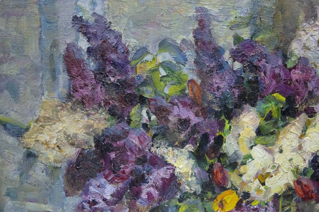 Oil painting Lilac Kolomoitsev Petr Mikhailovich - 3