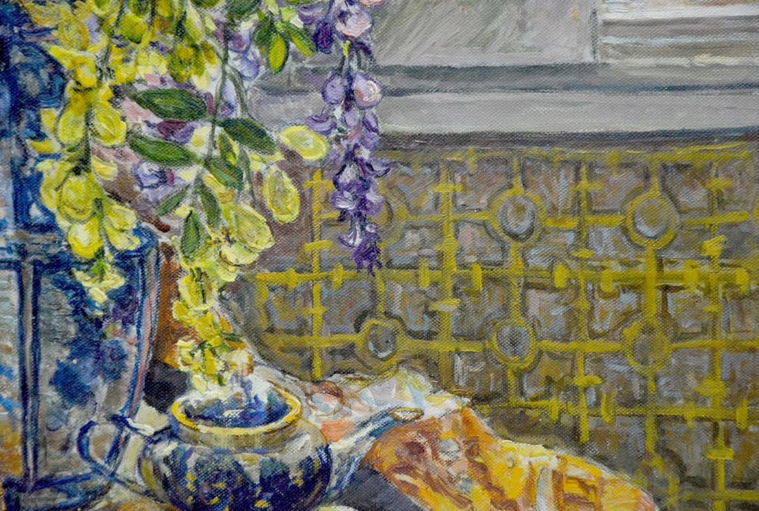 Oil painting Flowers by the window Alexander Stolyarenko - 8