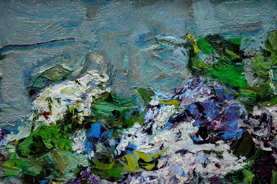 Oil painting Lilac bouquet Zakharov Fedor Zakharovich - 8