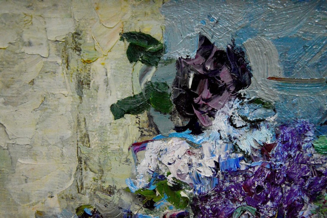 Oil painting Lilac bouquet Zakharov Fedor Zakharovich - 9