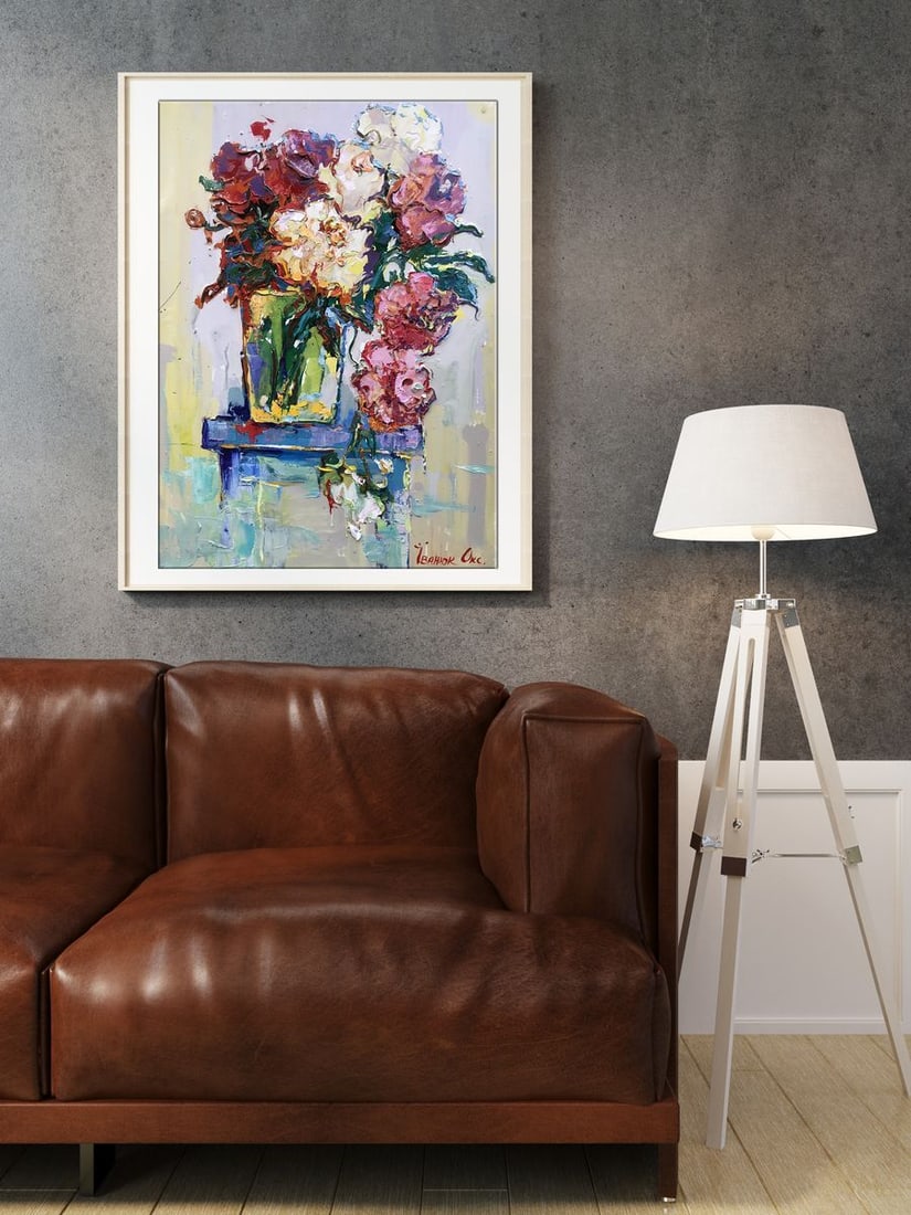 Oil painting Peonies Kalenyuk Oksana - 3