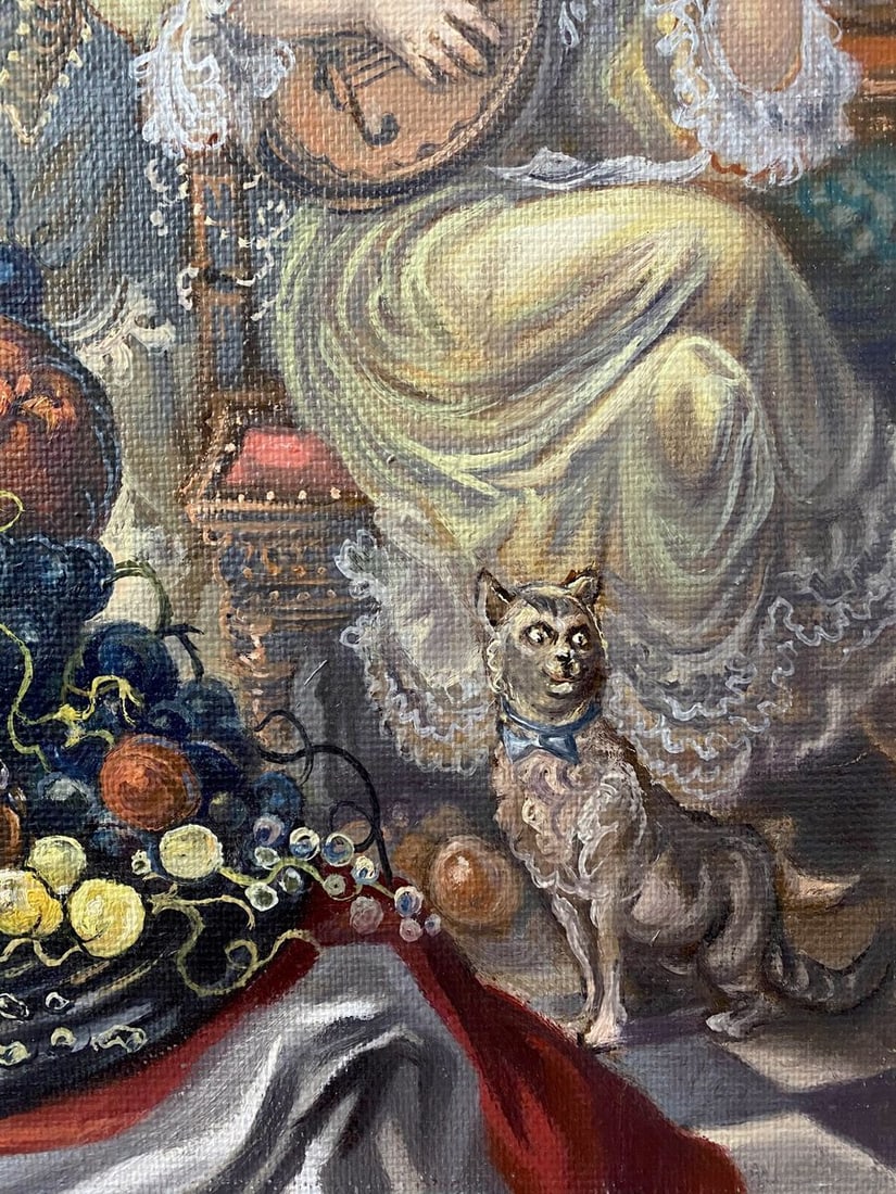 Oil painting Still life with sweets Alexander Arkadievich Litvinov - 3