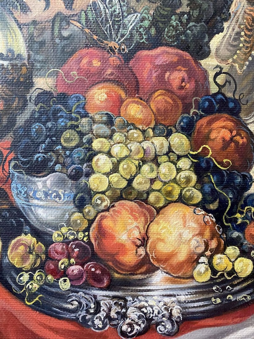 Oil painting Still life with sweets Alexander Arkadievich Litvinov - 4