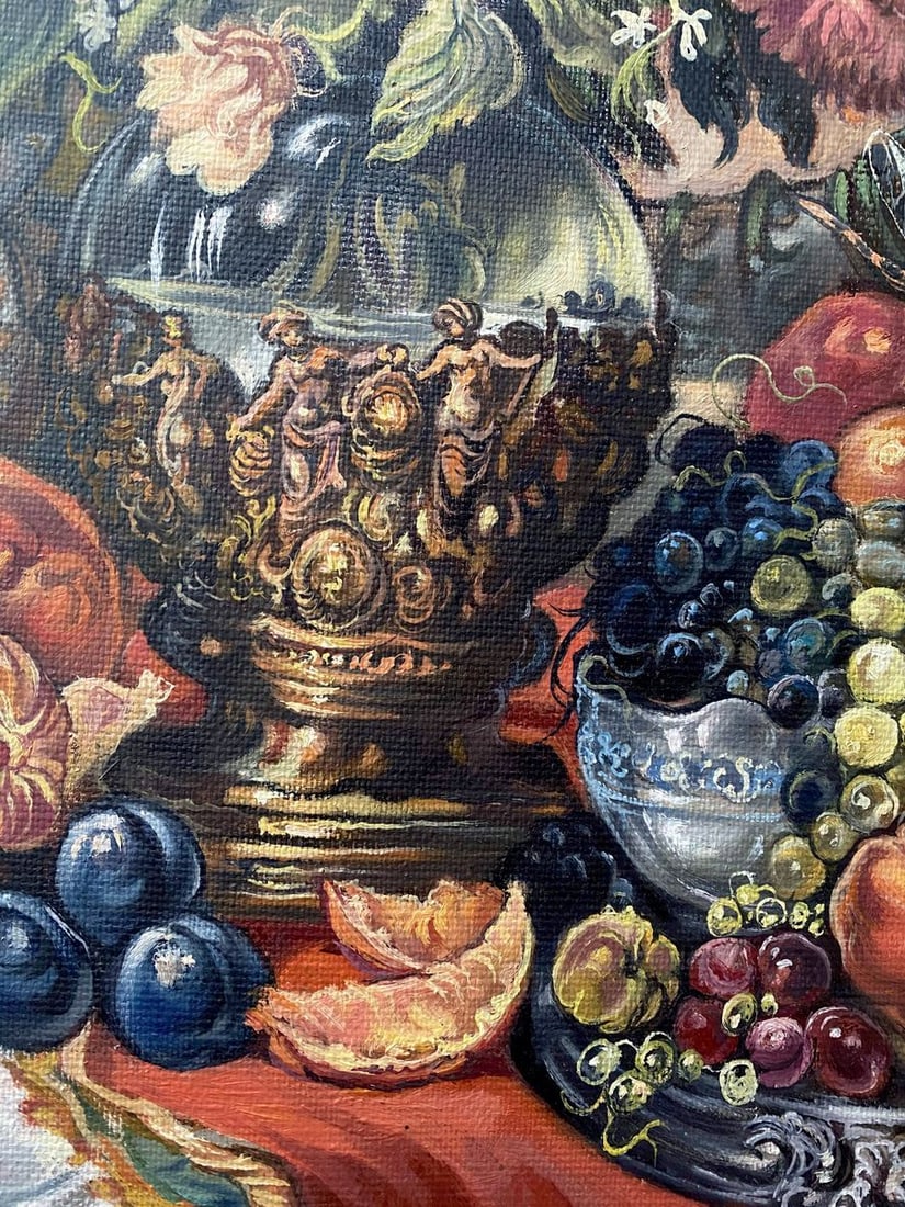 Oil painting Still life with sweets Alexander Arkadievich Litvinov - 5