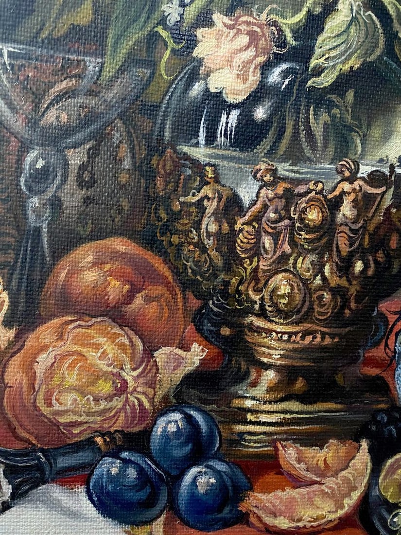 Oil painting Still life with sweets Alexander Arkadievich Litvinov - 6