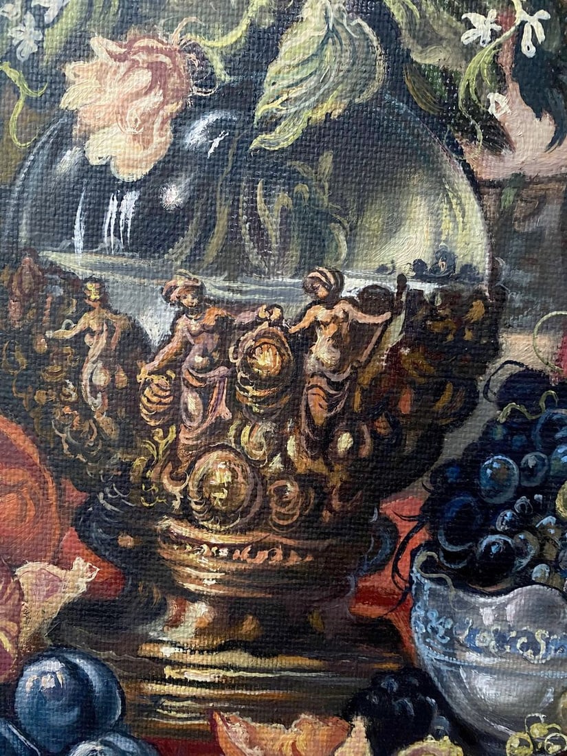 Oil painting Still life with sweets Alexander Arkadievich Litvinov - 9