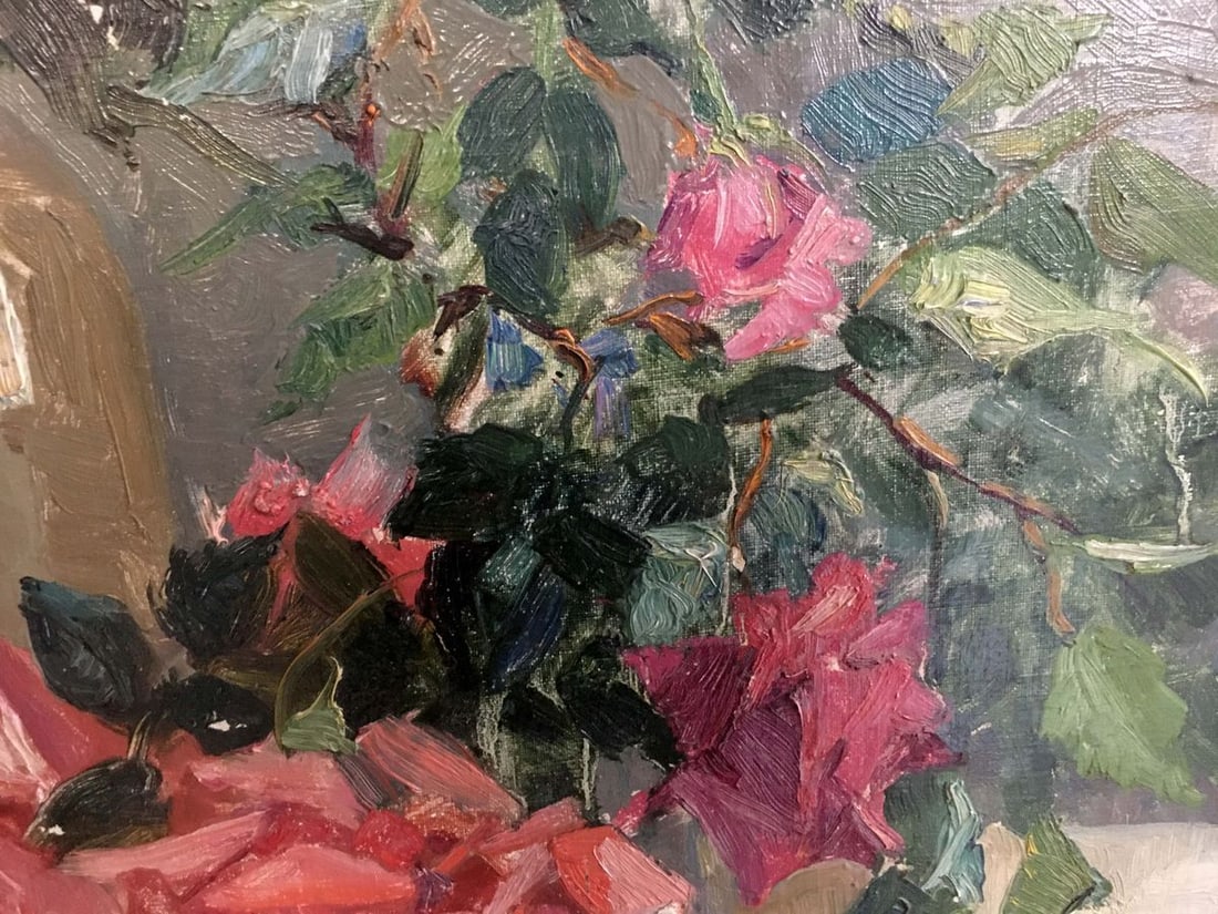 Oil painting Flowers Yakovlev B. N. - 8