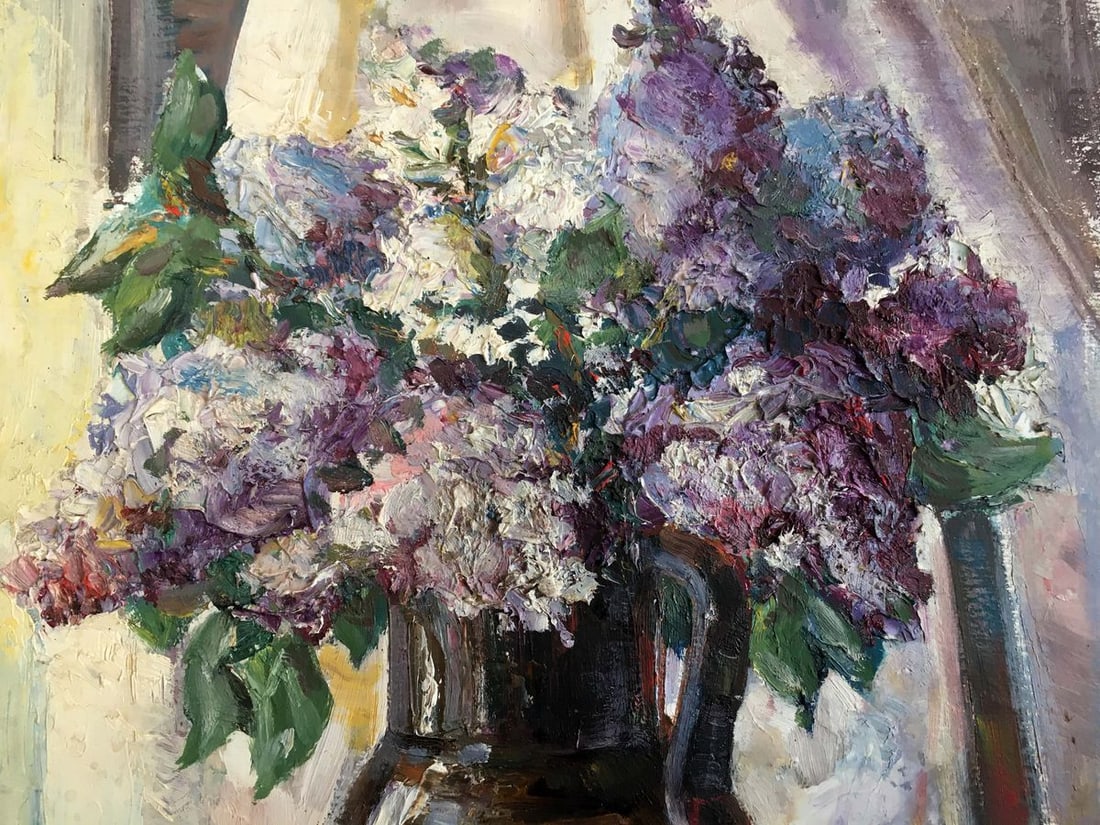 Oil painting Lilac - 3
