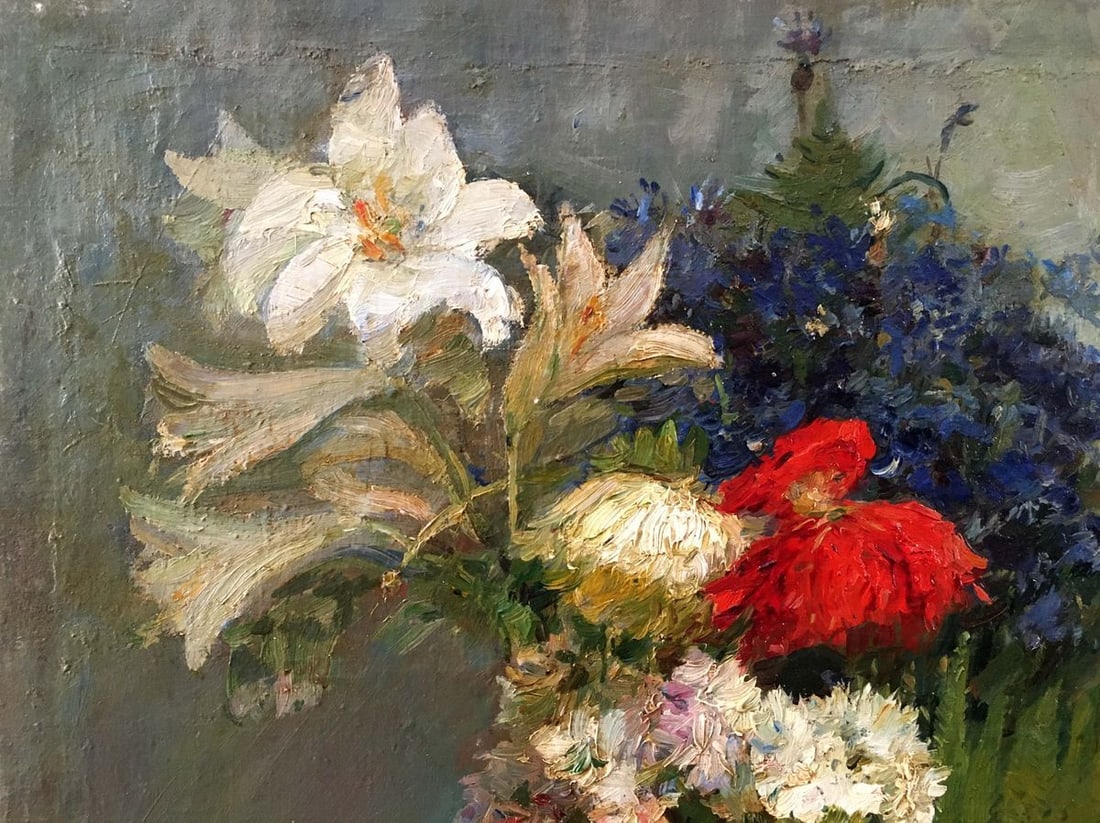 Oil painting Flowers for a girl Bezugly Daniil Ivanovich - 2