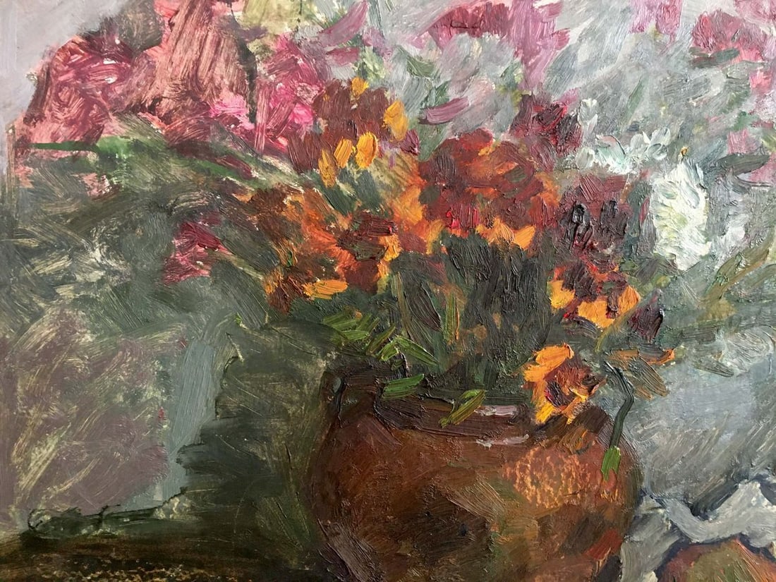 Oil painting Still life with flowers Petrashevsky Stanislav Vasilievich - 2