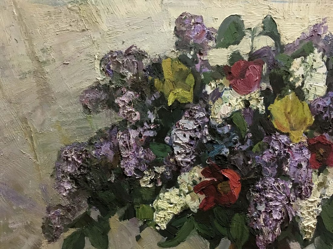Oil painting Lilac bouquet Kerzhner Alexander Haskelevich - 2