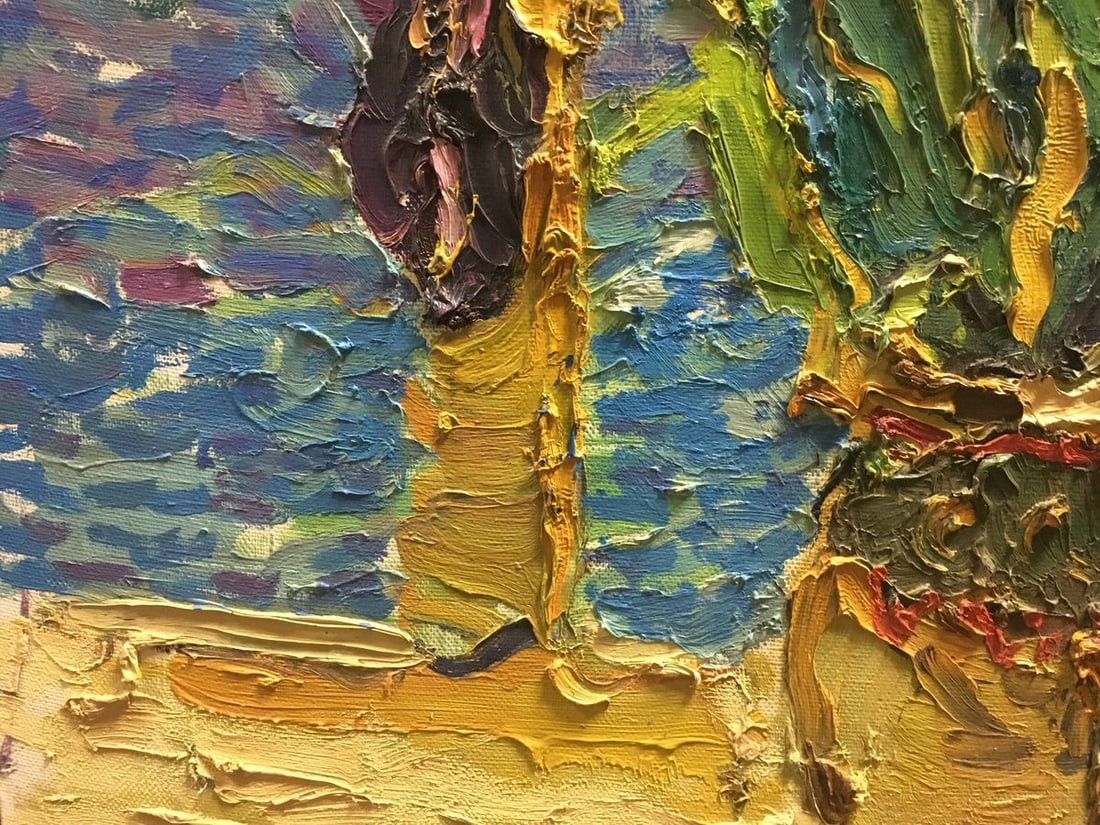 Oil painting Irises in the sun Dupliy Sergey Alexandrovich - 7