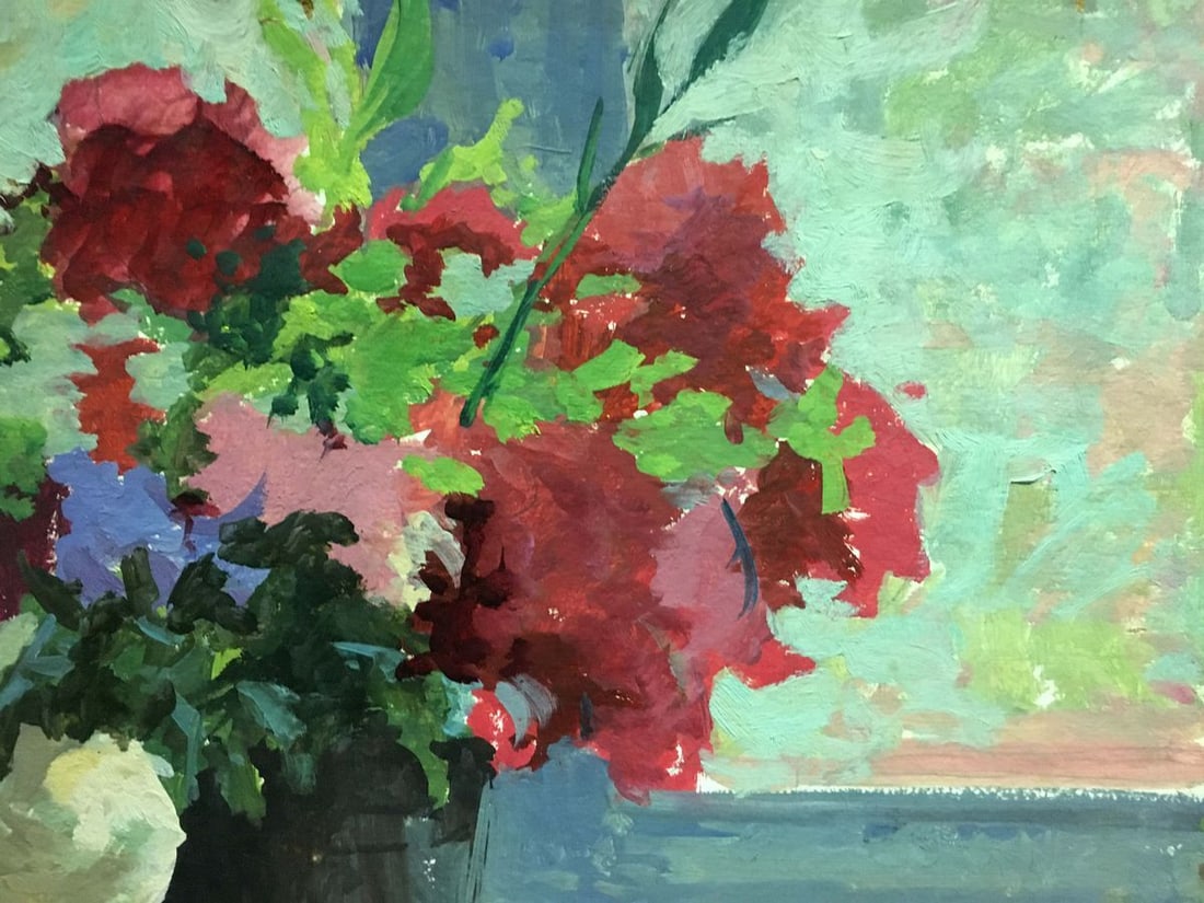 Oil painting Flowers Korostelev Vladimir Alexandrovich - 3