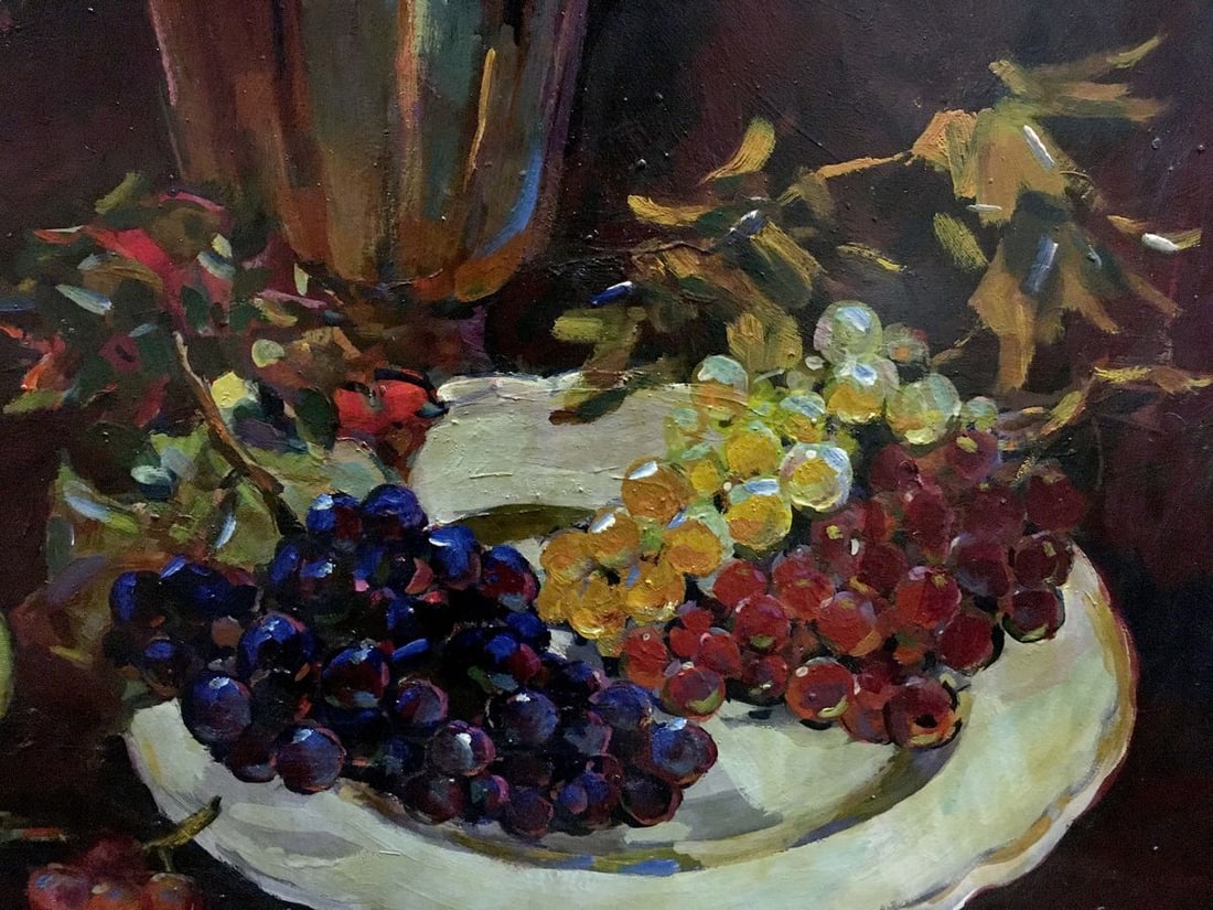 Oil painting Roses on the table Bakaev Sergey Ivanovich - 6