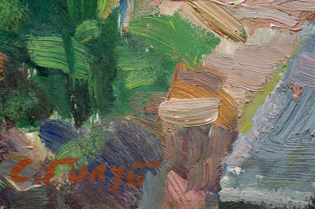 Oil painting Lilac with a mug Stepan Filippovich Golub - 6